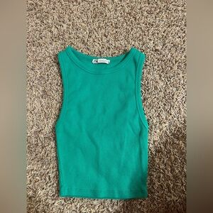 Zara Green Tank Top